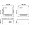 OXT T261 relè mini 1 canale ZigBee TUYA Smart Switch