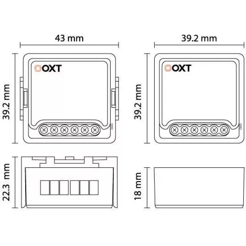 OXT controller tapparella mini ZigBee Tuya