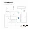 OXT T220P modulo relè Wi-Fi, 1 circuito, 16 A, misurazione energia, Tuya