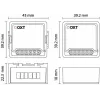 OXT T260P modulo relè smart 1 canale 16A con monitoraggio potenza, ZigBee 3.0, compatibile Tuya