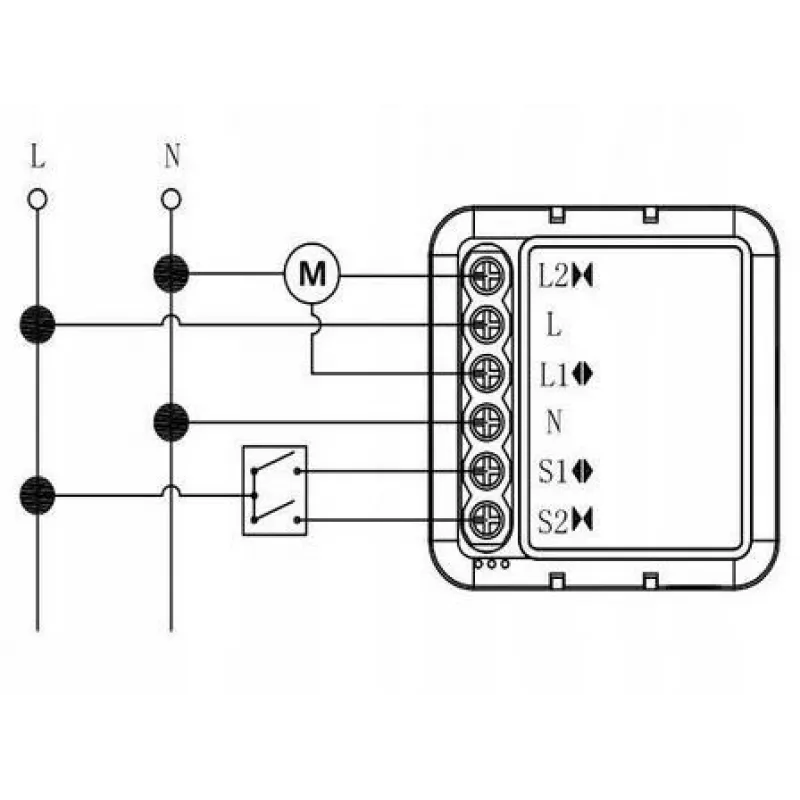 OXT modulo controller tapparella e tende smart mini WiFi+RF Tuya T229