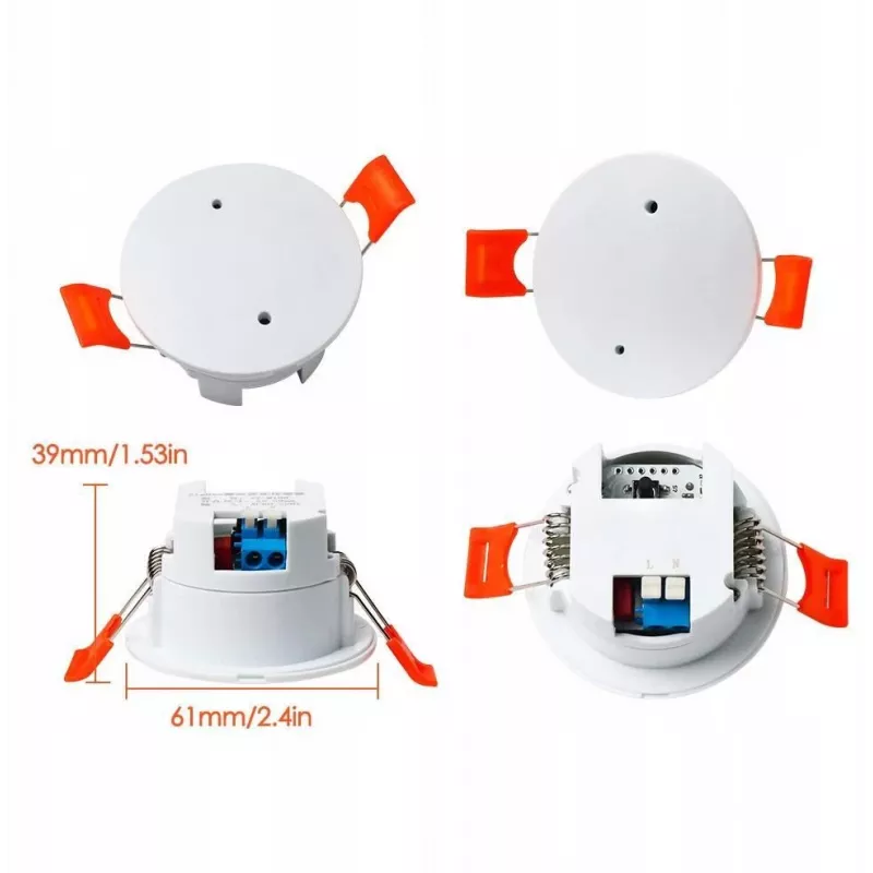 OXT T150 sensore di presenza e luminosità radar mmWave 230V WiFi Tuya Smart Life