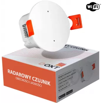 OXT T150 sensore di presenza e luminosità radar mmWave 230V WiFi Tuya Smart Life