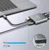 ZENWIRE hub USB-C adattatore 4-in-1 2x HDMI 4K USB 3.0 Space Gray BYL-2309
