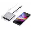 ZENWIRE hub USB-C adattatore 4-in-1 2x HDMI 4K USB 3.0 Space Gray BYL-2309