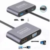 ZENWIRE Adattatore Hub Multiporta USB-C 4-in-1 HDMI 4K VGA USB-A Space Gray BYL-2310