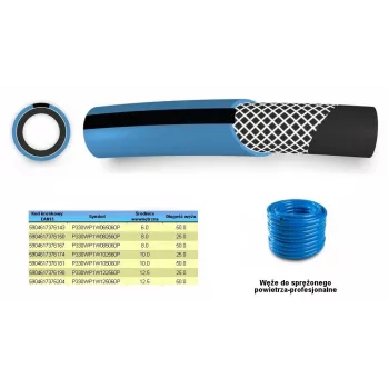 MESMED POLIX Tubo aria compressa blu 12,5mm x 50m 4 strati