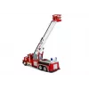 LEAN TOYS Camion dei pompieri con scala girevole estensibile, R/C, suono, luce, sirena