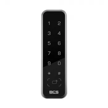 BCS BCS-L-CKRS-M8Z Lettore RFID RS485, Mifare, 13,56 MHz, IP65, nero/grigio