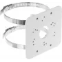 BCS BCS-L-ASM Adattatore per montaggio a palo per telecamere dome serie BCS-L, bianco
