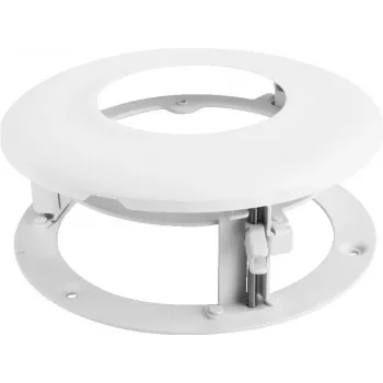 BCS LINE Supporto a soffitto BCS-L-UWS3 per telecamere dome, bianco, lega di alluminio