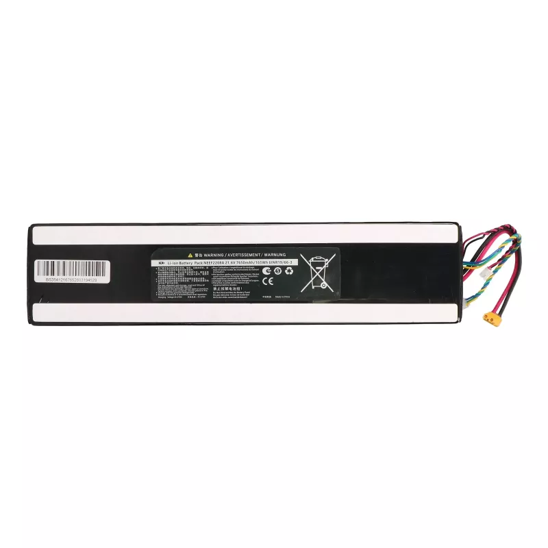 EXTRALINK Batteria ricaricabile per Xiaomi Scooter Generation 4 21,6V 7650mAh