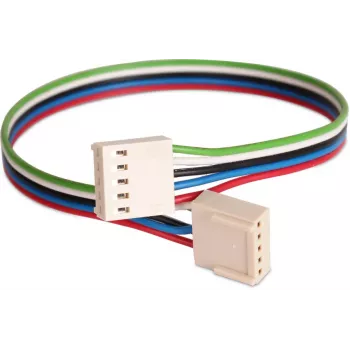 SATEL Cavo PIN5/PIN5 - cavo di collegamento 1m per impianti d'allarme, bianco