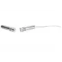 SATEL K-3 Sensore magnetico a contatto in metallo da parete (NC, distanza 20 mm, cavo 1 m) grigio/argento