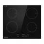 AMZCHEF CE-T-74IB4xyzf-CS Piano cottura a induzione 4 zone 7400W da incasso con booster, timer, sicurezza bambini