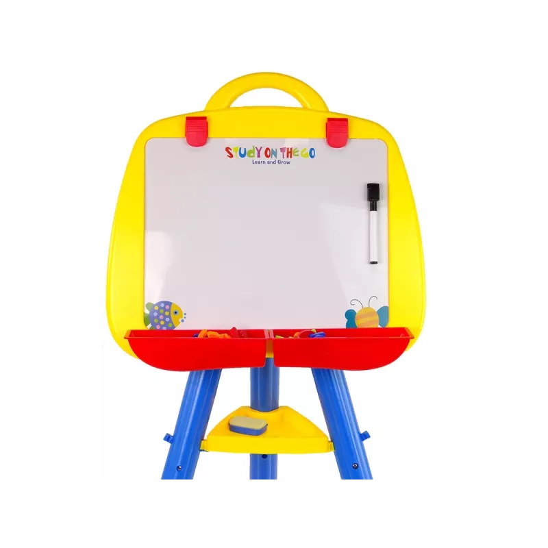 LEAN TOYS Lavagna magnetica da terra 1200x900mm double-face girevole 360°
