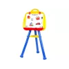 LEAN TOYS Lavagna magnetica da terra 1200x900mm double-face girevole 360°