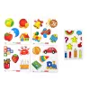 LEAN TOYS Lavagna magnetica da terra 1200x900mm double-face girevole 360°