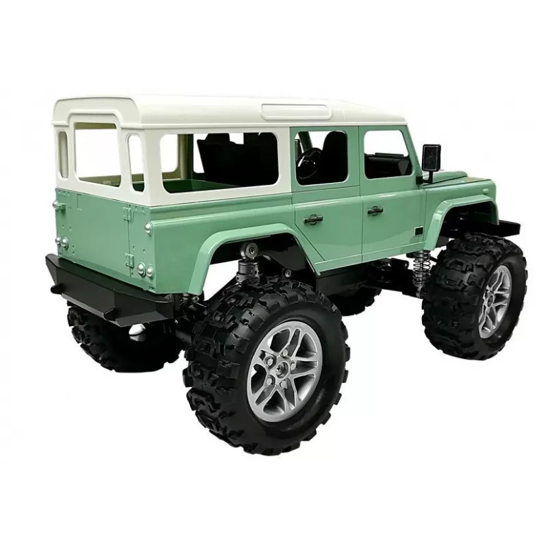 Double E Auto radiocomandata Jeep R/C verde 7,5 km/h 1:14 2,4G