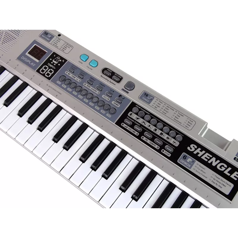 LEAN TOYS Tastiera MQ-6110 Microfono Organo 61 tasti