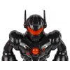 LEAN TOYS Robot interattivo con funzione di camminata, suono e luce, Nero