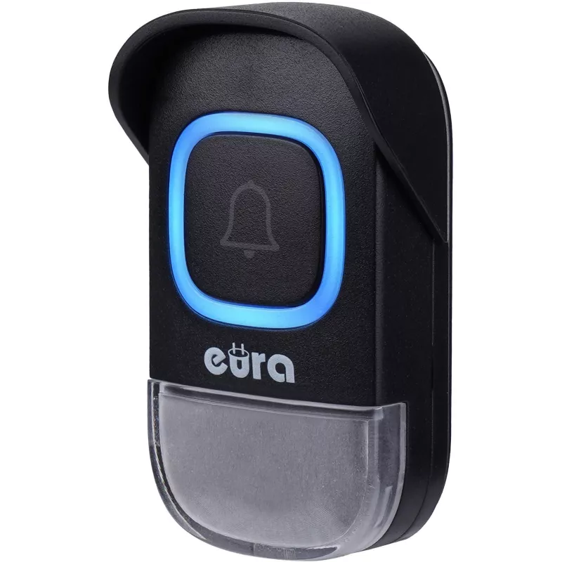 EURA WDP-46A3 Set campanello senza fili Nero