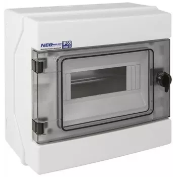 ELEKTRO-PLAST OPATÓWEK Scatola di distribuzione modulare stagna 1x8 da parete (N+PE) IP65 RH-8