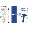 Quick Mount Clip - Flat USMP-3 Elektro-Plast Opatówek 600 pz. BOX 16.23