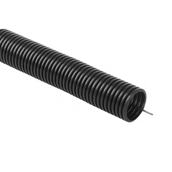 OLLO corrugato flessibile in PVC UV 320N con filo pilota 50/43 mm, 25 m, nero