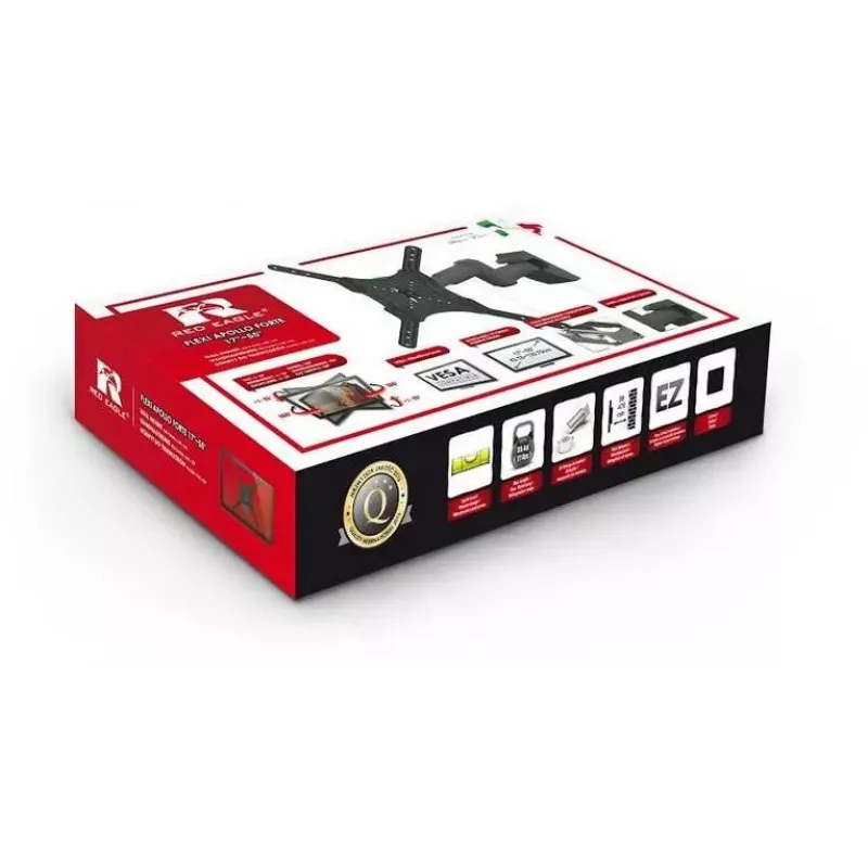 RED EAGLE FLEXI APOLLO FORTE 17-55 Supporto a parete per TV Full Motion nero