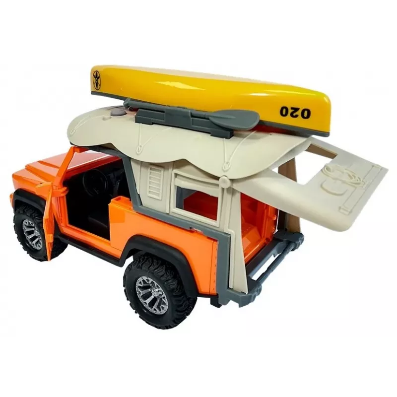 LEAN TOYS Camion da campeggio Jeep suoni e luci