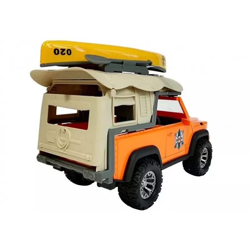 LEAN TOYS Camion da campeggio Jeep suoni e luci