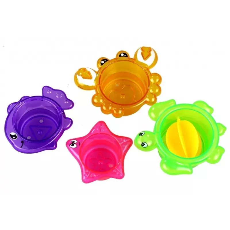 LEAN TOYS Pellicano con motivi per il bagnetto