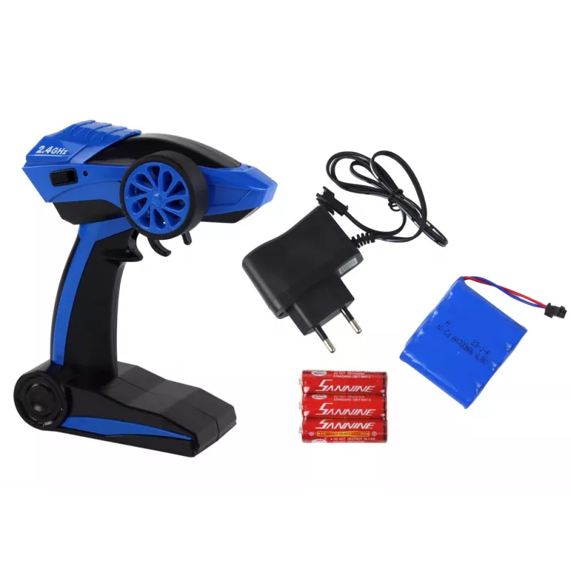 LEAN TOYS Auto RC offroad radiocomandata 1:14 2.4G blu