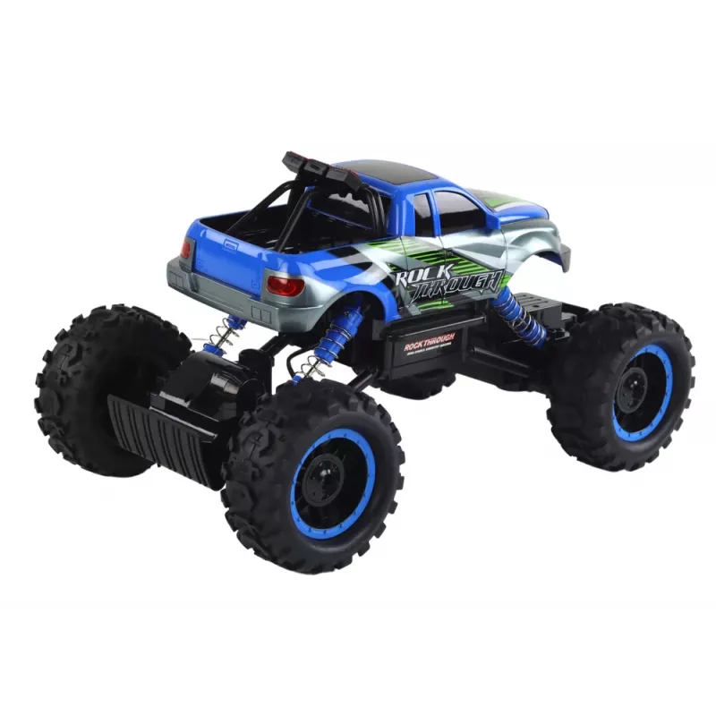 LEAN TOYS Auto RC offroad radiocomandata 1:14 2.4G blu