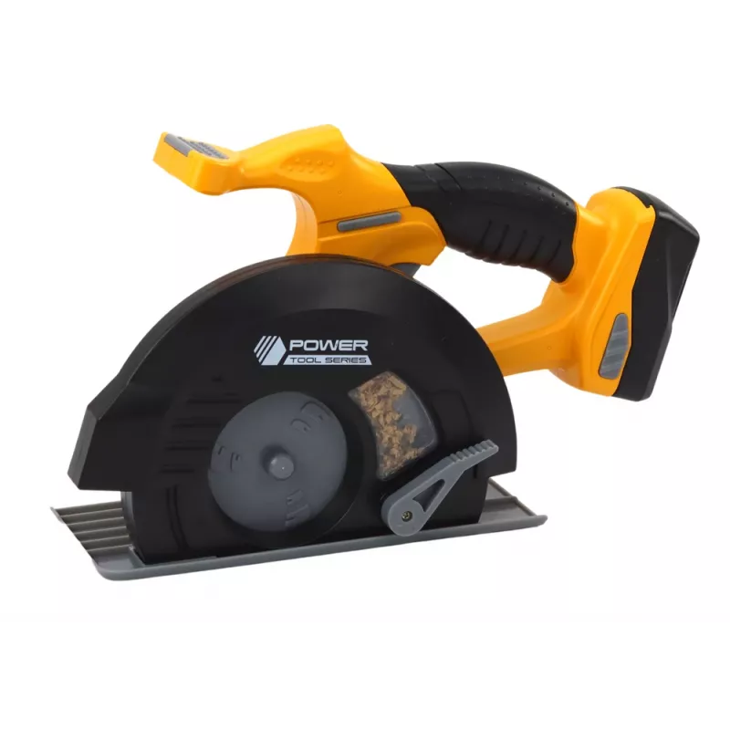 LEAN TOYS Sega circolare giocattolo gialla con suoni