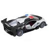 LEAN TOYS Auto della polizia RC radiocomandata in scala 1:12, bianca