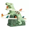 LEAN TOYS Pista scivolo dinosauro arrampicata luci suoni