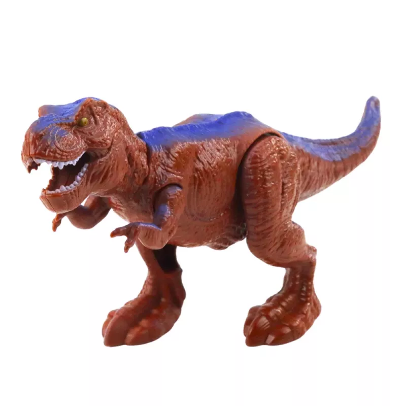 LEAN TOYS Camion trasporto dinosauri con figure, luci e suoni, verde