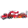 LEAN TOYS Camion dei pompieri carro attrezzi elicottero auto luci suoni rosso