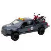 LEAN TOYS Pickup con luci e suoni del motore grigio 1:12