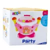 LEAN TOYS Tamburo baby musicale interattivo luci suoni rosa