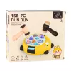 LEAN TOYS Whack-A-Mole gioco di abilità con due martelli, gattino giallo marrone