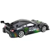 LEAN TOYS Auto drift RC nero verde 30km/h 1:16