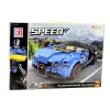 LEAN TOYS Robot Car 2in1 Hurricane blu mattoncini da costruzione 328 pz.
