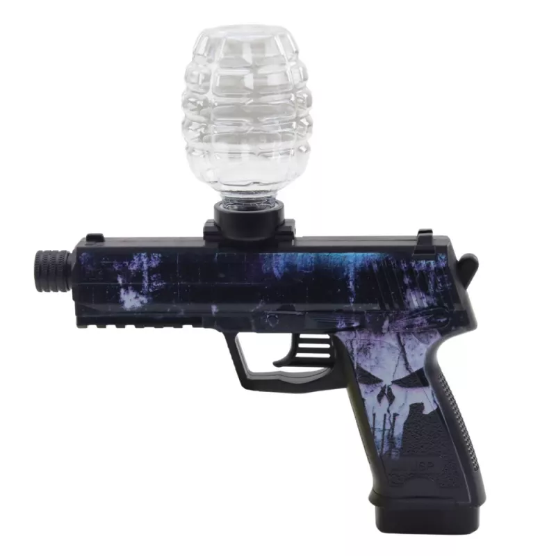LEAN TOYS Pistola automatica per palline gel d'acqua Skull