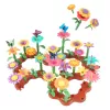 LEAN TOYS Set creativo fiori da giardino mattoncini da costruzione 198 pz.