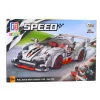LEAN TOYS Mattoncini auto sportiva robot 2in1 grigio 363 pezzi