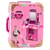 LEAN TOYS Set trucco in valigetta 2-in-1 rosa