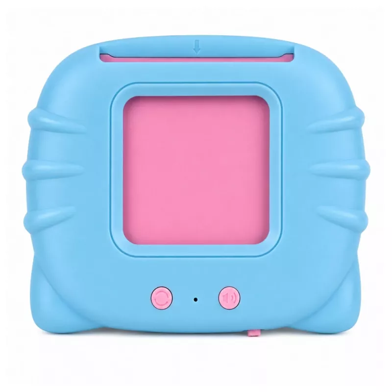 LEAN TOYS Lettore di schede per l'apprendimento delle parole in inglese giocattolo educativo blu